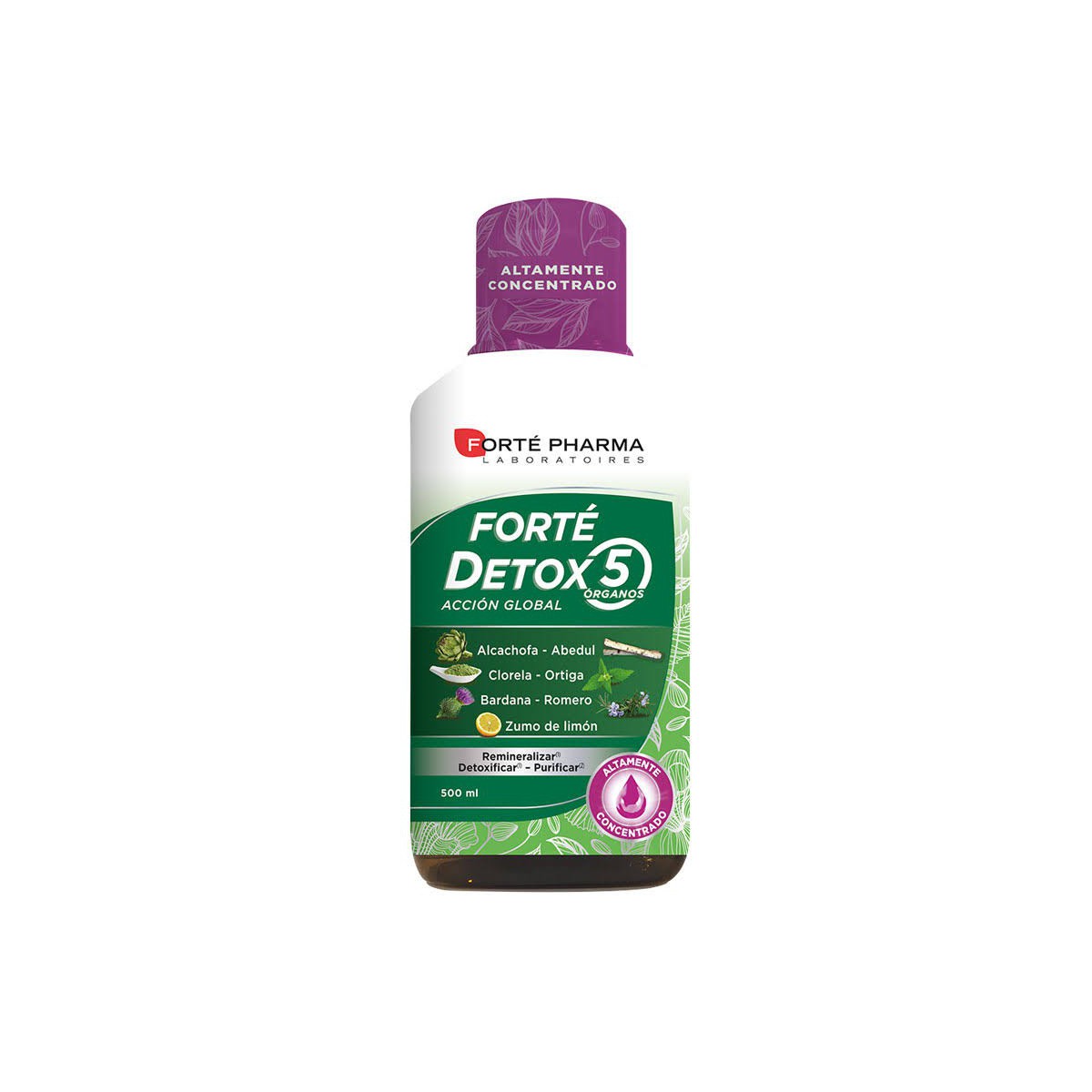 forte pharma forte detox 5 organos 500 ml