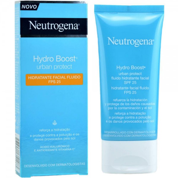 neutrogena hydro boost urban protect fluido hidratante facial spf25 50ml